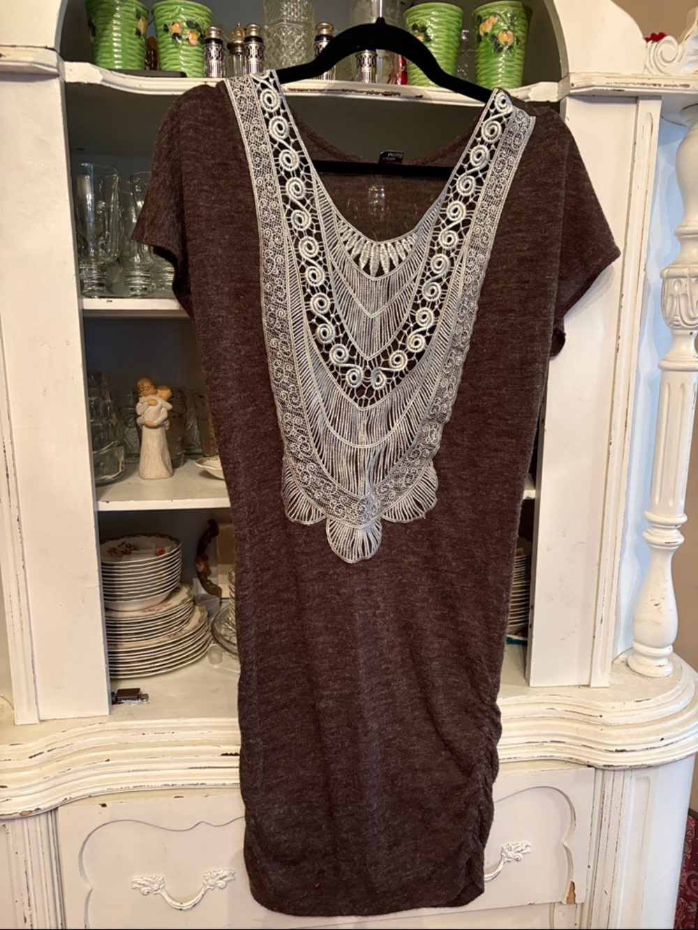 # 12  Hello Miss net tunic top size medium